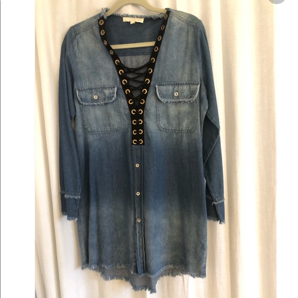 Denim Dress - Picture 1 of 1